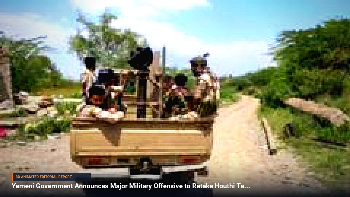 Yemeni Government Announces Major Military Offensive to Retake Houthi Territory
