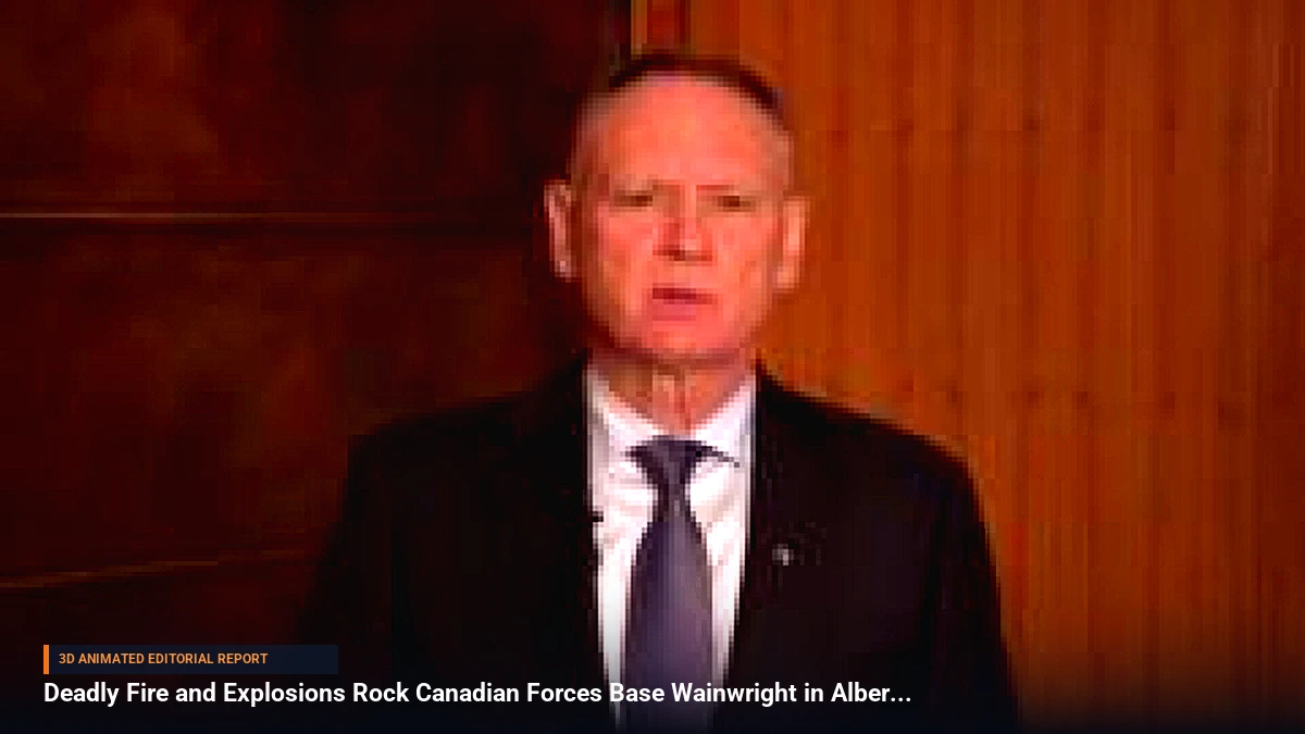 Deadly Fire and Explosions Rock Canadian Forces Base Wainwright in Alberta