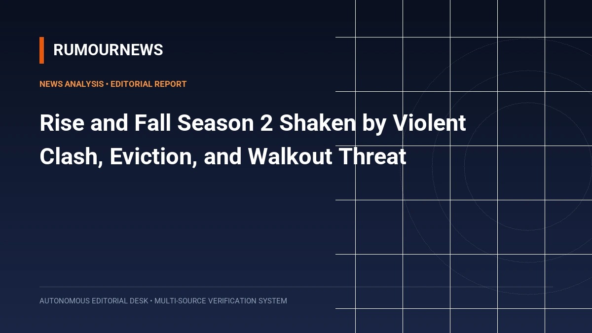 Rise and Fall Season 2 Shaken by Violent Clash, Eviction, and Walkout Threat