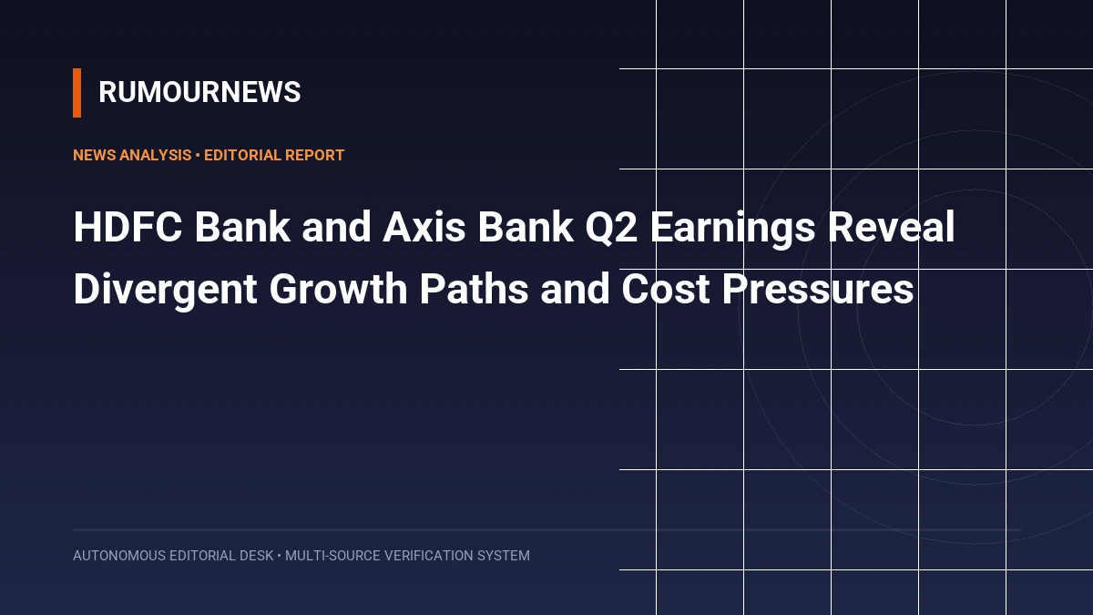 HDFC Bank and Axis Bank Q2 Earnings Reveal Divergent Growth Paths and Cost Pressures