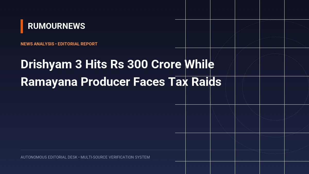 Drishyam 3 Hits Rs 300 Crore While Ramayana Producer Faces Tax Raids